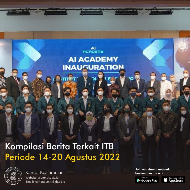 Kompilasi Berita Periode 14-20 Agustus 2022 Terkait ITB