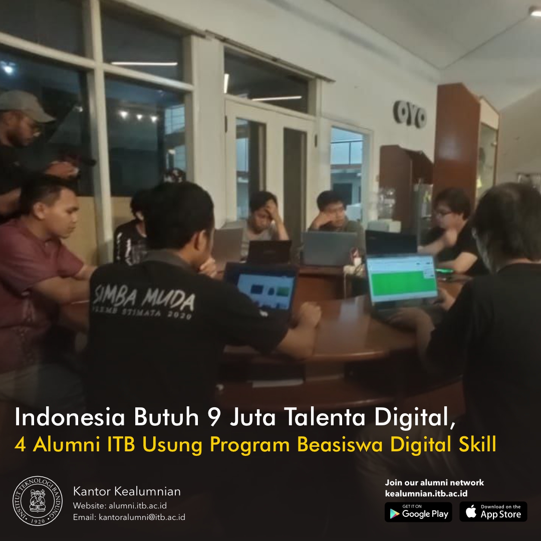Indonesia Butuh 9 Juta Talenta Digital, 4 Alumni ITB Usung Program Beasiswa Digital Skill