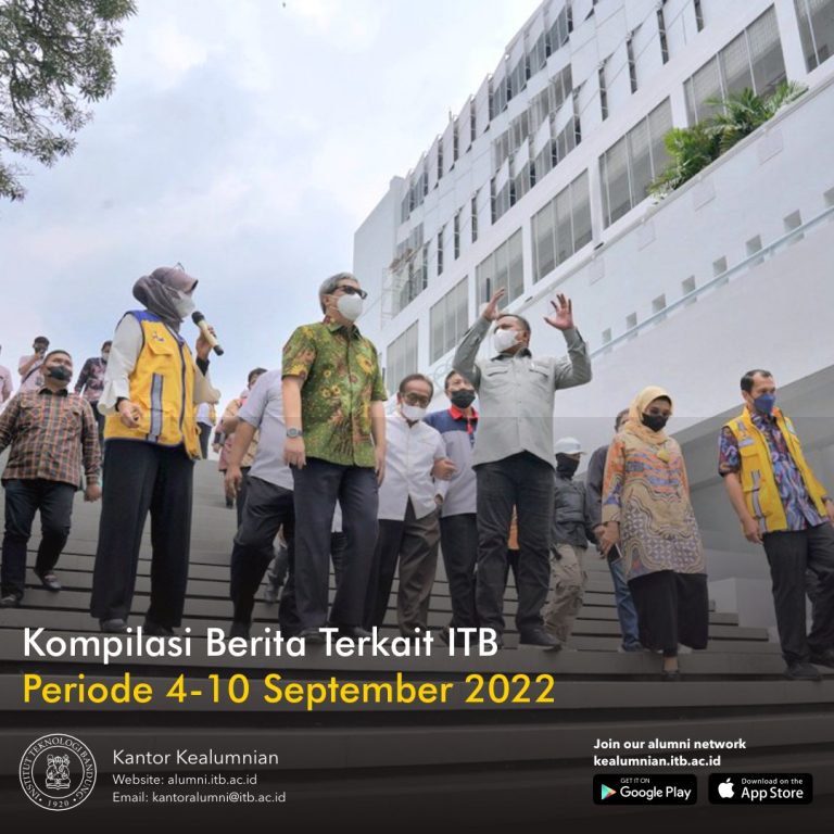 Kompilasi Berita Periode 4-10 September 2022 Terkait ITB