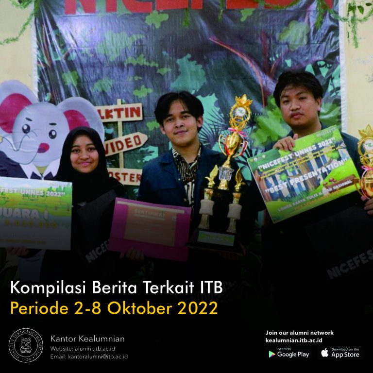 Kompilasi Berita Periode 2-8 Oktober 2022 Terkait ITB