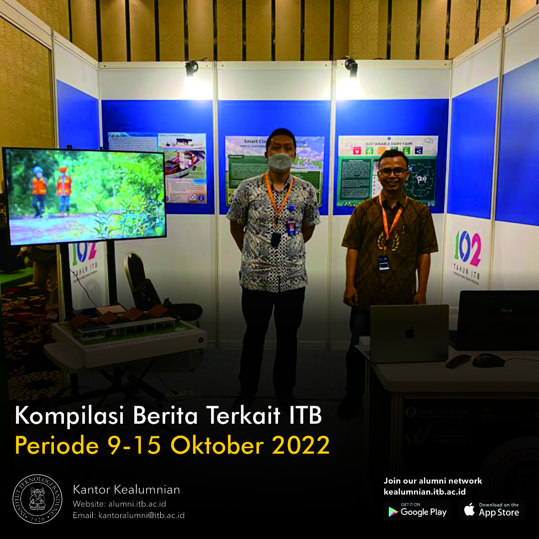 Kompilasi Berita Periode 9-15 Oktober 2022 Terkait ITB