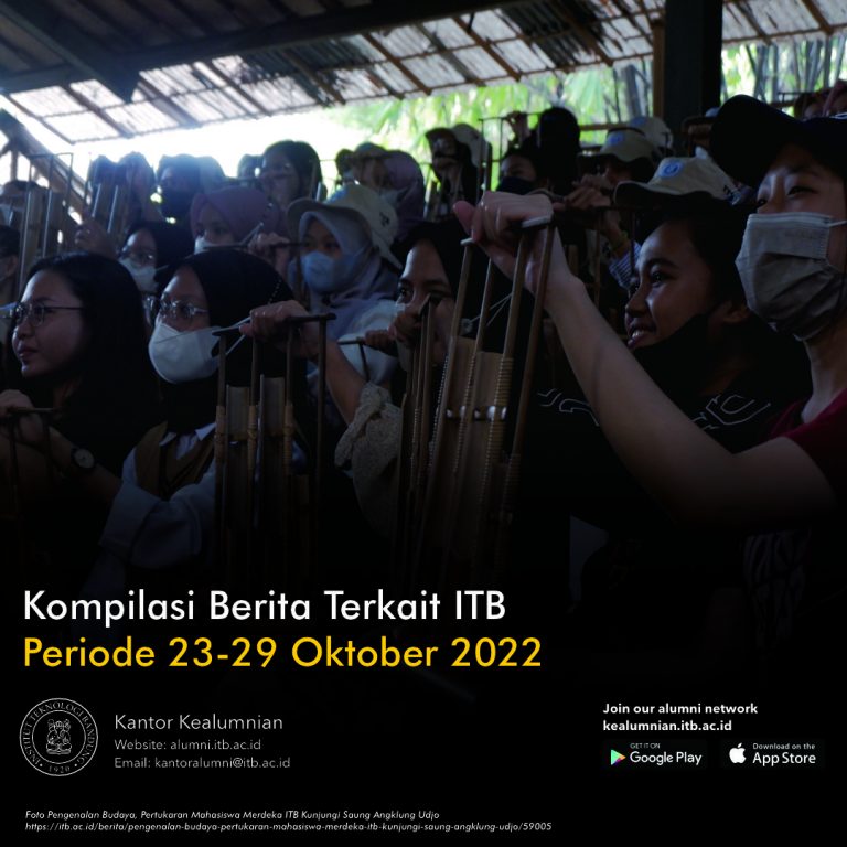 Kompilasi Berita Periode 23-29 Oktober 2022 Terkait ITB