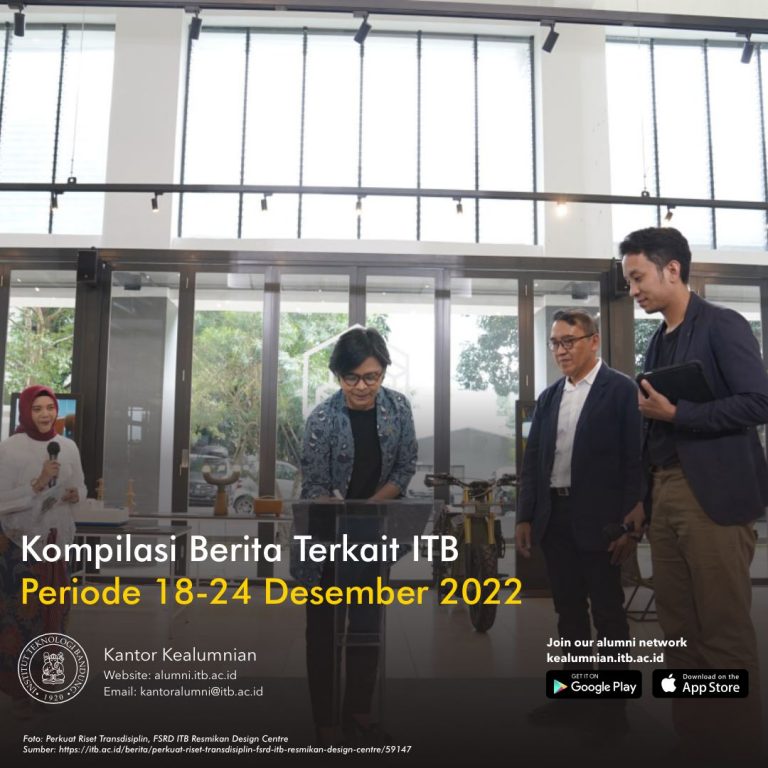 Kompilasi Berita Periode 18-24 Desember 2022 Terkait ITB