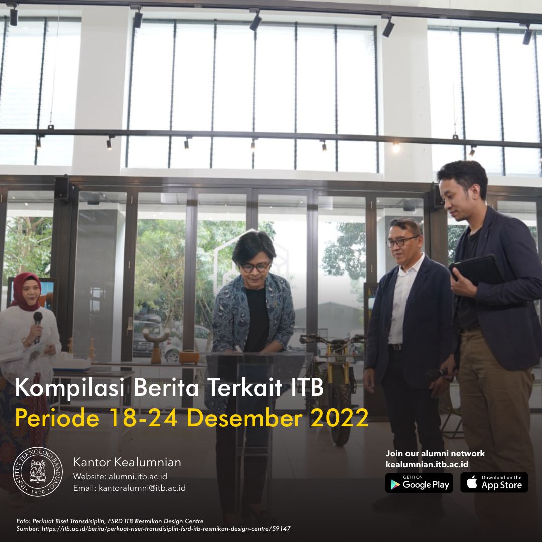 Kompilasi Berita Periode 18-24 Desember 2022 Terkait ITB