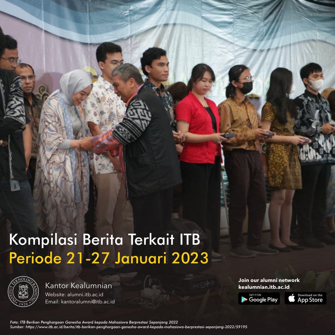 Kompilasi Berita Periode 21-27 Januari 2023 Terkait ITB