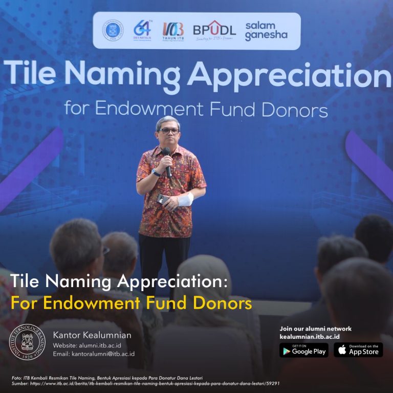 Tile Naming Appreciation: For Endowment Fund Donors