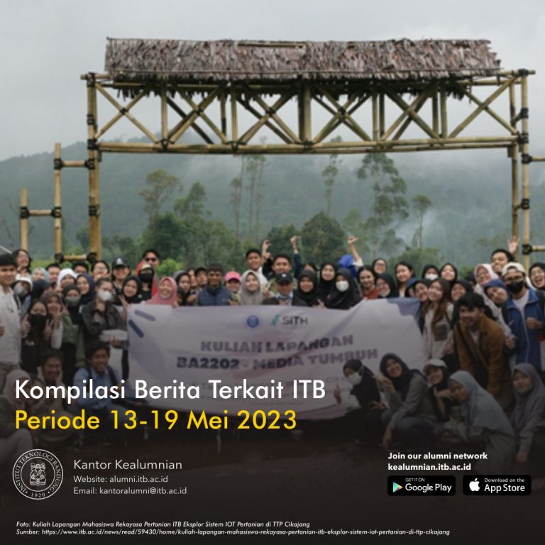 Kompilasi Berita Periode 13-19 Mei 2023 Terkait ITB