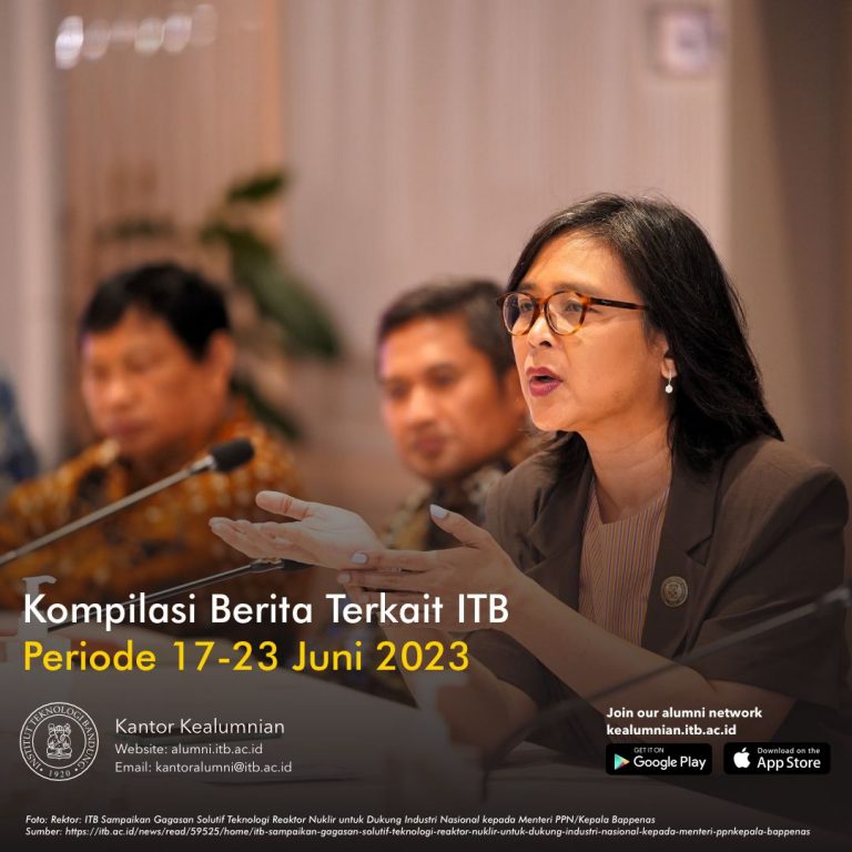 Kompilasi Berita Periode 17-23 Juni 2023 Terkait ITB