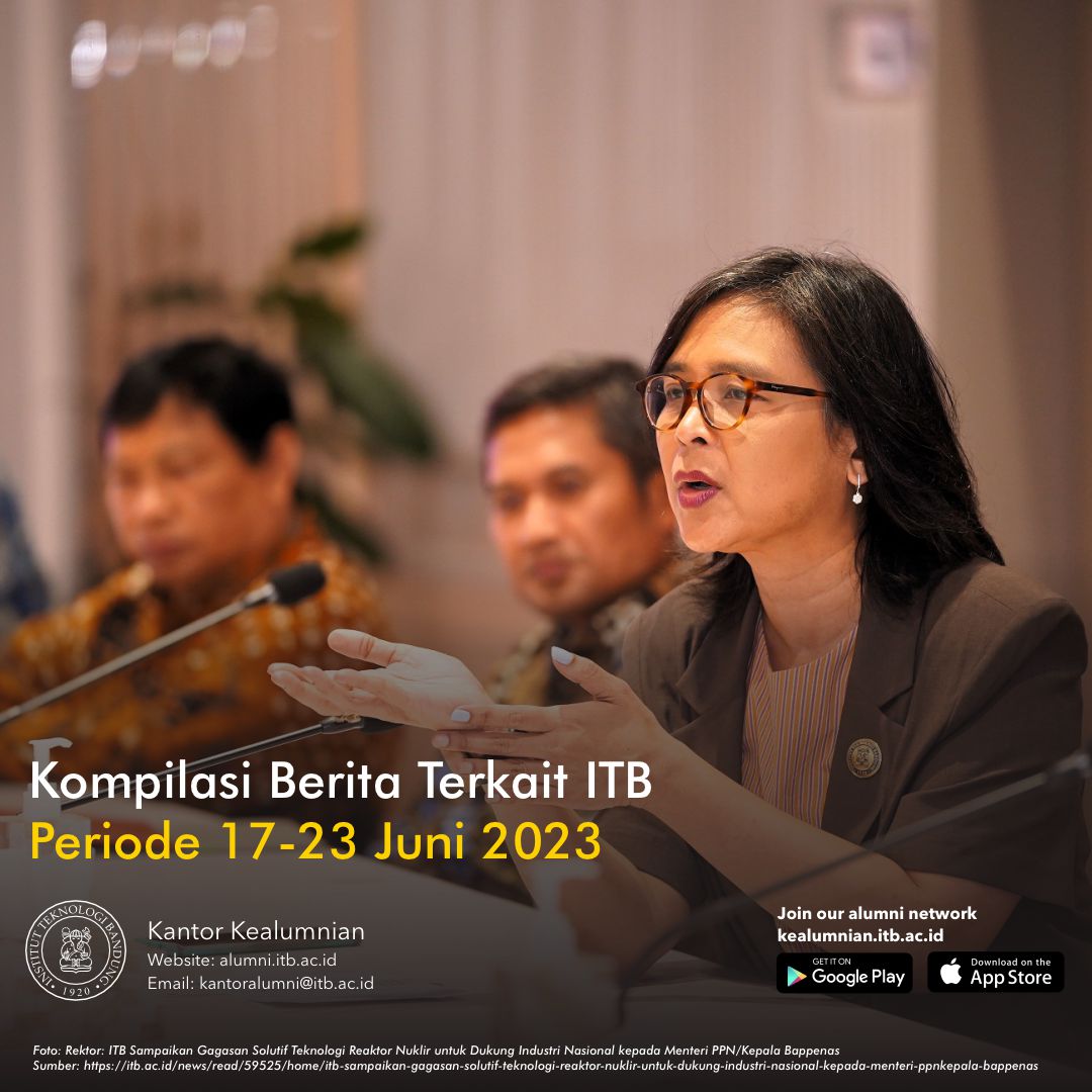 Kompilasi Berita Periode 17-23 Juni 2023 Terkait ITB