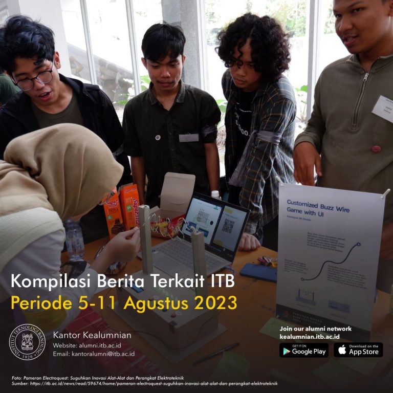 Kompilasi Berita Periode 5-11 Agustus 2023 Terkait ITB