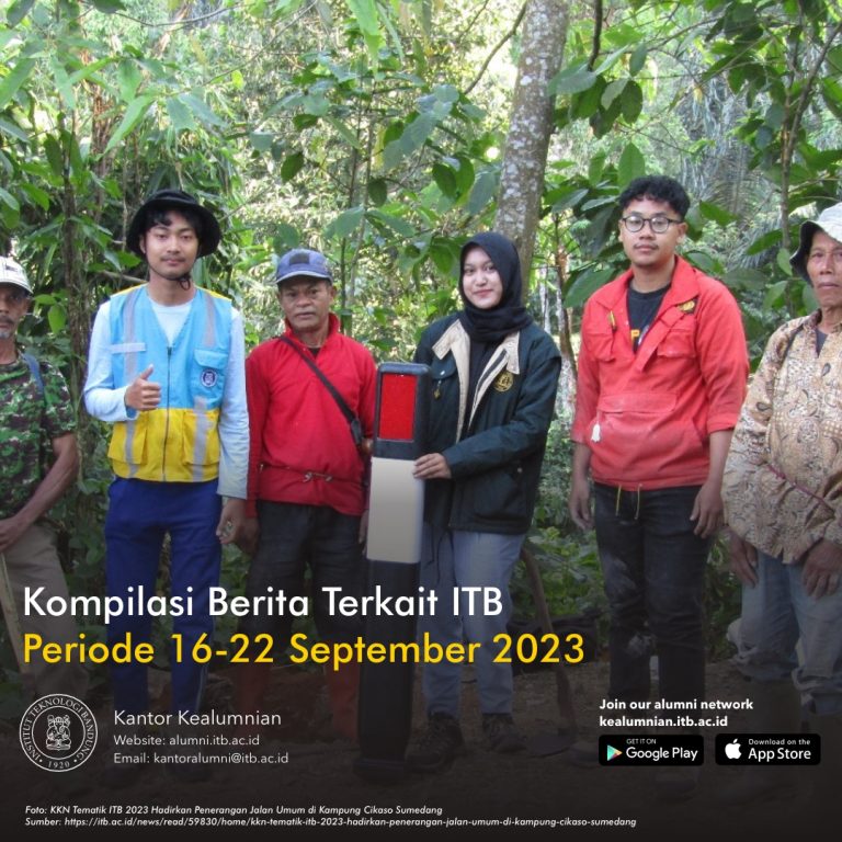 Kompilasi Berita Periode 16-22 September 2023 Terkait ITB