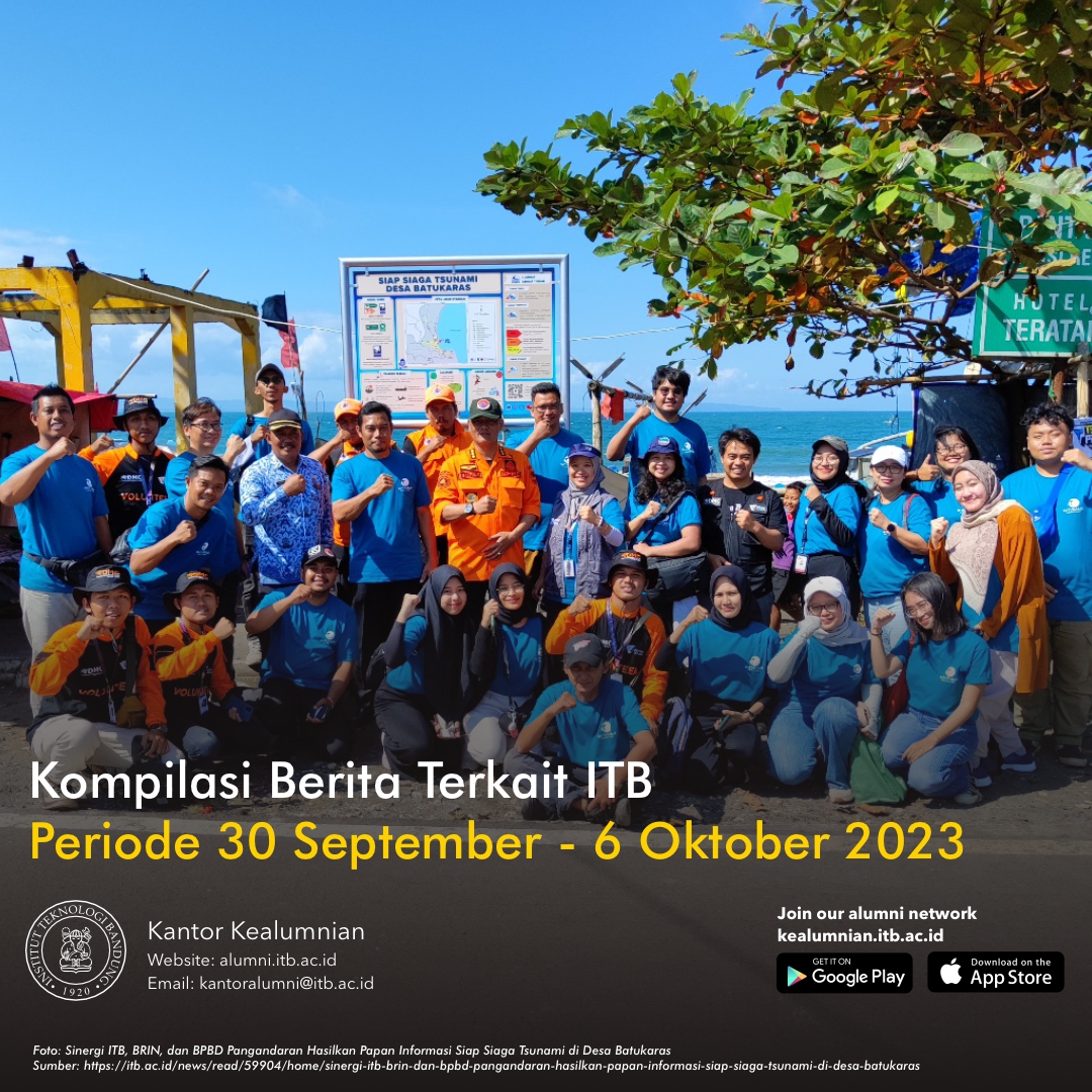 Kompilasi Berita Periode 30 September – 6 Oktober 2023 Terkait ITB