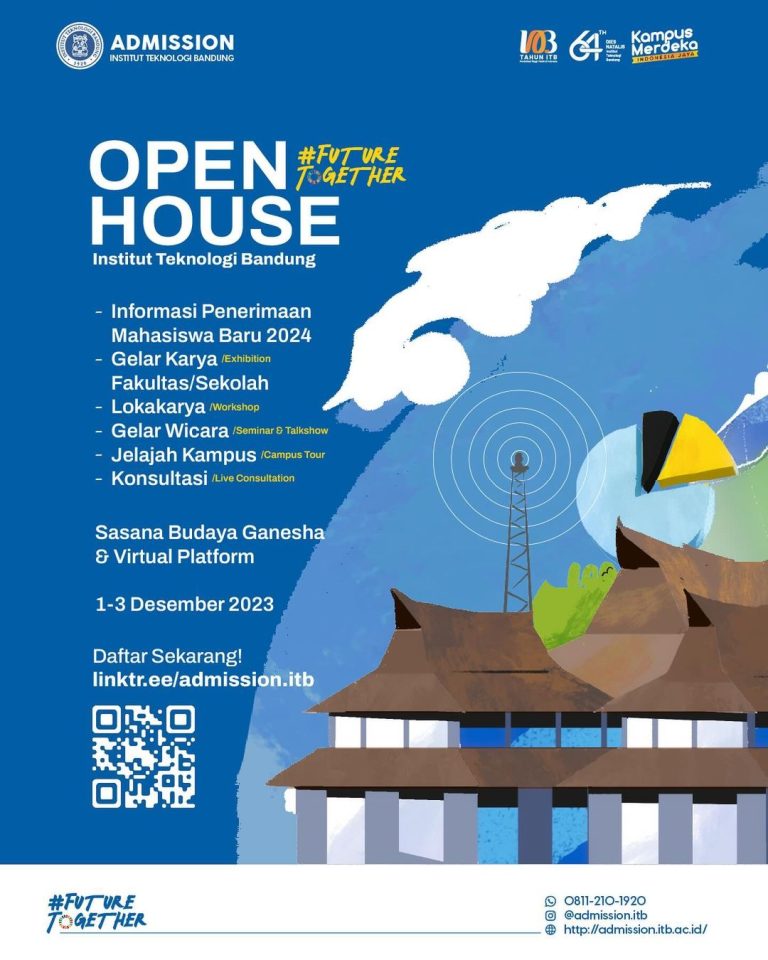 [1-3 DES 2023] Open House ITB #FUTURETOGETHER