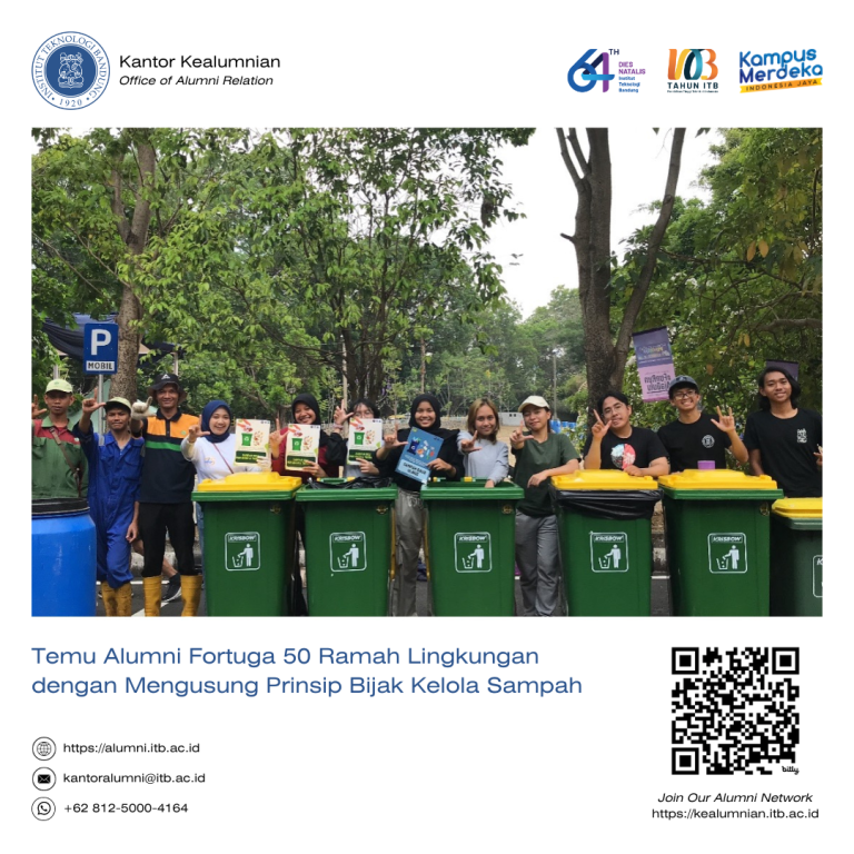 Temu Alumni Fortuga 50 Ramah Lingkungan dengan Mengusung Prinsip Bijak Kelola Sampah