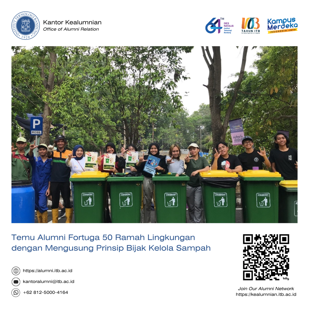 Temu Alumni Fortuga 50 Ramah Lingkungan dengan Mengusung Prinsip Bijak Kelola Sampah