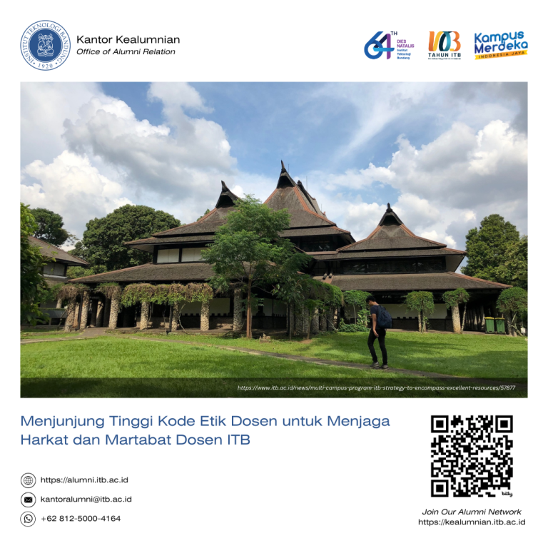 Menjunjung Tinggi Kode Etik Dosen untuk Menjaga Harkat dan Martabat Dosen ITB