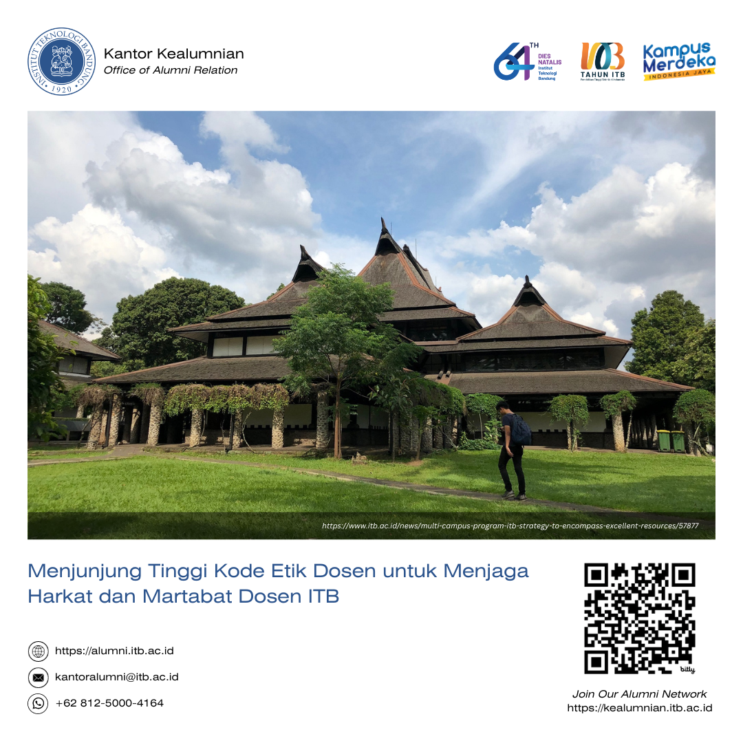 Menjunjung Tinggi Kode Etik Dosen untuk Menjaga Harkat dan Martabat Dosen ITB