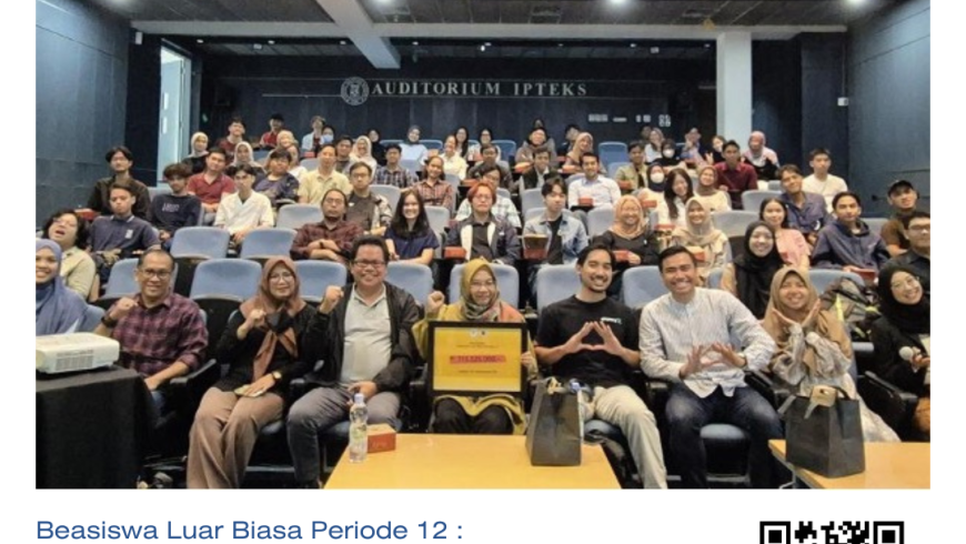 Beasiswa Luar Biasa Periode 12 : Berani Berlayar Wujudkan Asa dan Cita