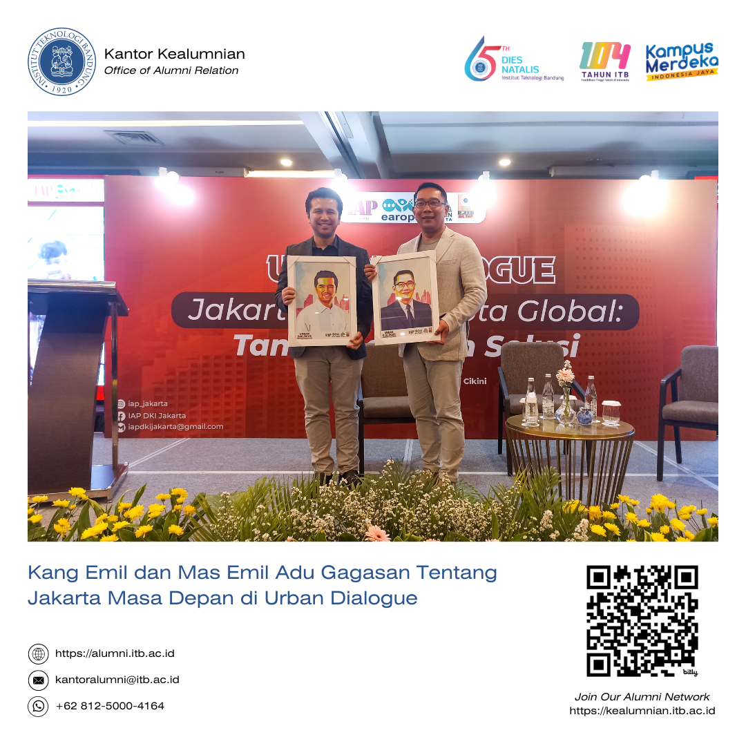 Kang Emil dan Mas Emil Adu Gagasan Tentang Jakarta Masa Depan di Urban Dialogue