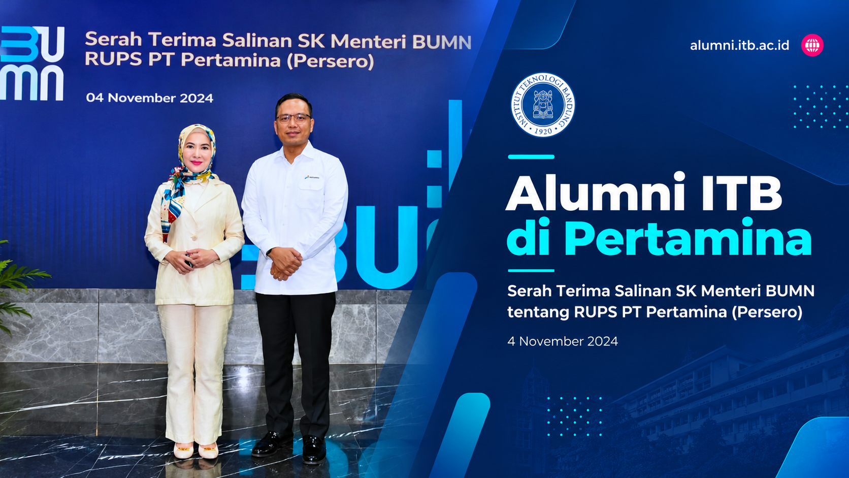 Estafet Kepemimpinan Alumni ITB di PT Pertamina (Persero)