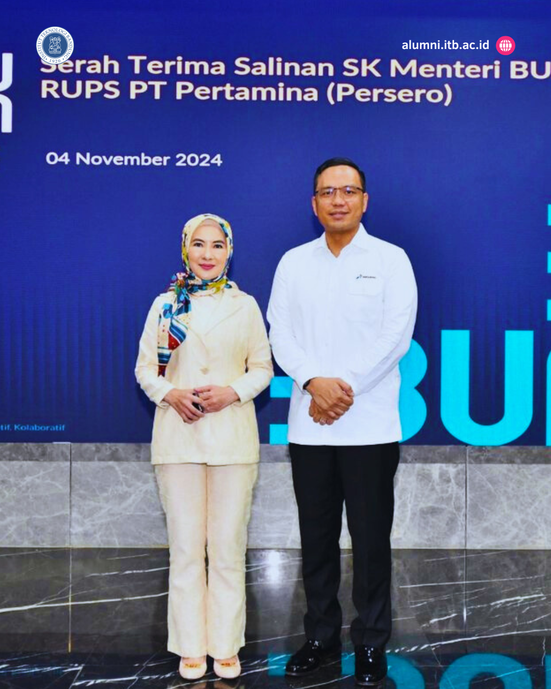 Estafet Kepemimpinan Alumni ITB di PT Pertamina (Persero)
