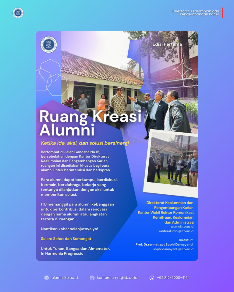 Ketika ide, aksi, dan solusi bersinergi di RUANG KREASI ALUMNI
