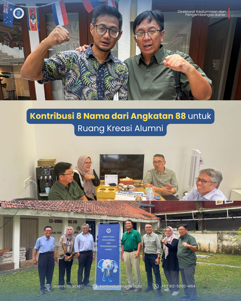 Kontribusi 8 Nama dari Angkatan 88 untuk Ruang Kreasi Alumni