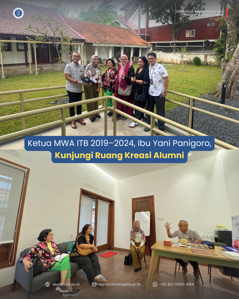Ketua MWA ITB 2019–2024, Ibu Yani Panigoro, Kunjungi Ruang Kreasi Alumni