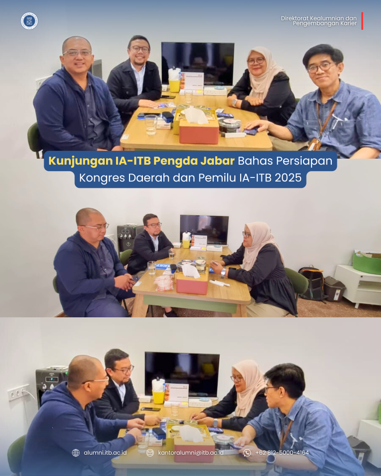 Kunjungan IA-ITB Pengda Jabar Bahas Persiapan Kongres Daerah dan Pemilu IA-ITB 2025