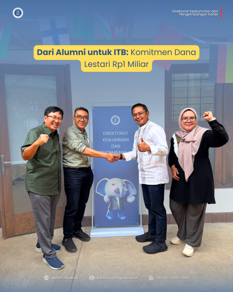 Dari Alumni untuk ITB: Komitmen Dana Lestari Rp1 Miliar