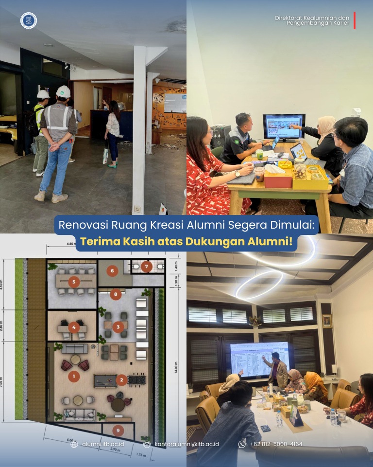 Renovasi Ruang Kreasi Alumni Segera Dimulai: Terima Kasih atas Dukungan Alumni!