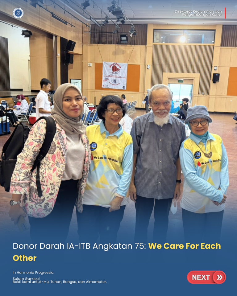 Donor Darah IA-ITB Angkatan 75: We Care For Each Other