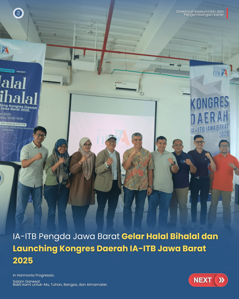 IA-ITB Pengda Jawa Barat Gelar Halal Bihalal dan Launching Kongres Daerah IA-ITB Jawa Barat 2025
