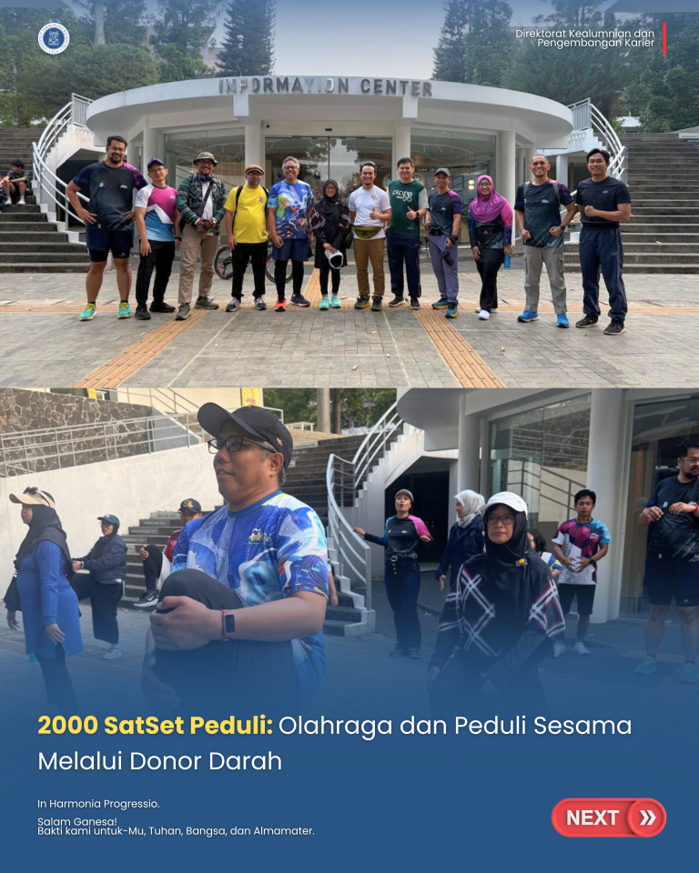 2000 SatSet Peduli: Olahraga dan Peduli Sesama Melalui Donor Darah