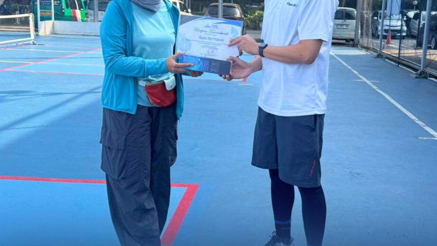 Peresmian dan Uji Coba Lapangan Pickleball Saraga, Sumbangan Alumni ITB