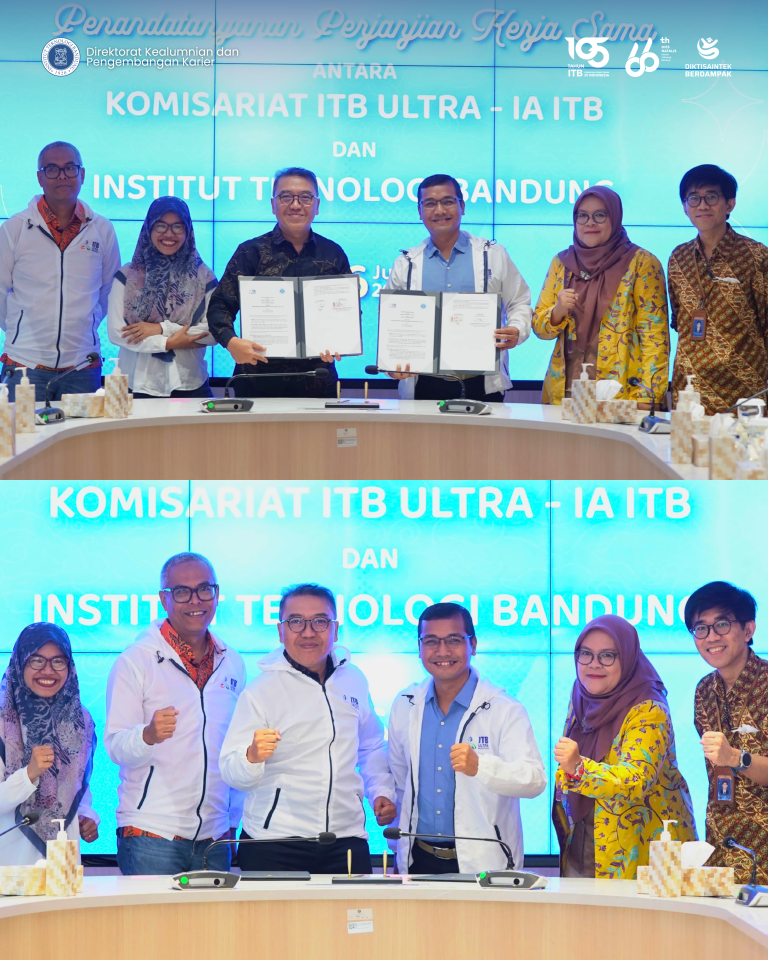 Penandatanganan Perjanjian Kerja Sama antara Komisariat ITB Ultra – IA ITB dan Institut Teknologi Bandung