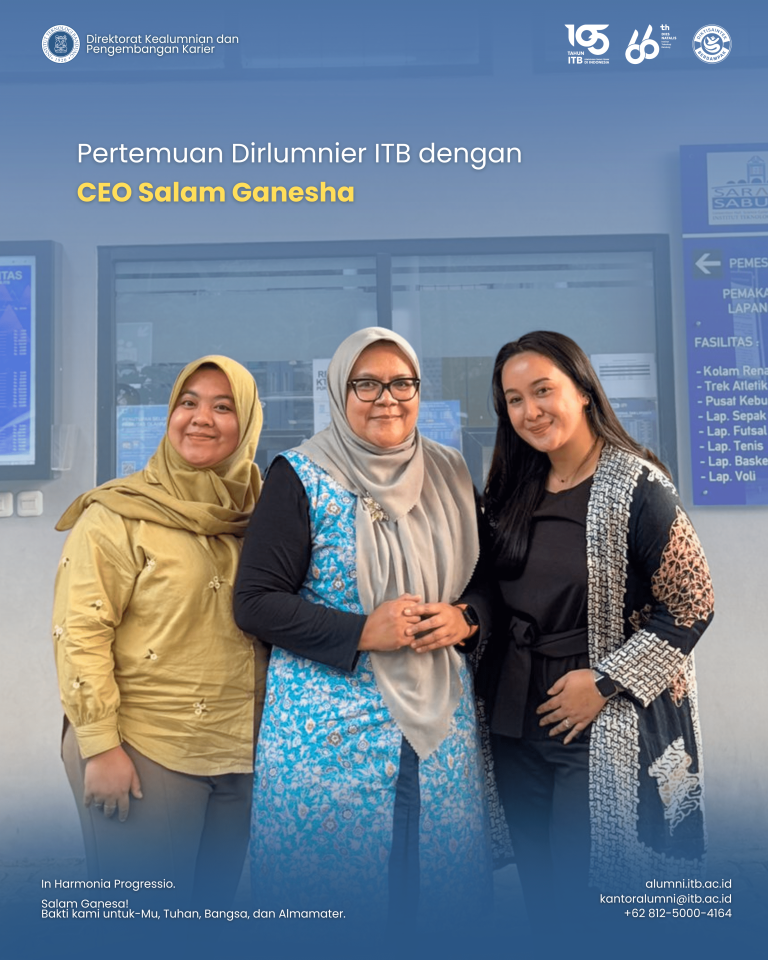 Pertemuan Direktur Kealumnian dan Pengembangan Karier ITB dengan CEO Salam Ganesha
