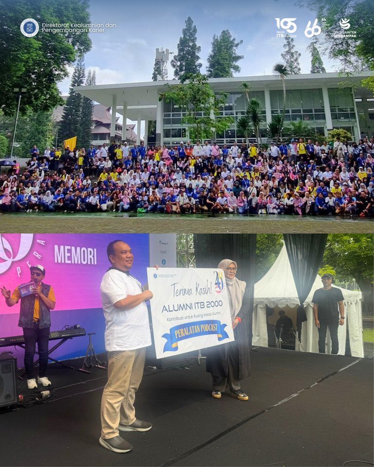 25-Year Reunion of ITB Class of 2000: Alumni Donate Podcast Equipment to Support Campus Creativity