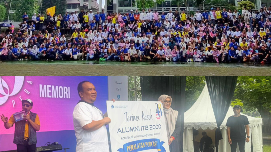 25-Year Reunion of ITB Class of 2000: Alumni Donate Podcast Equipment to Support Campus Creativity