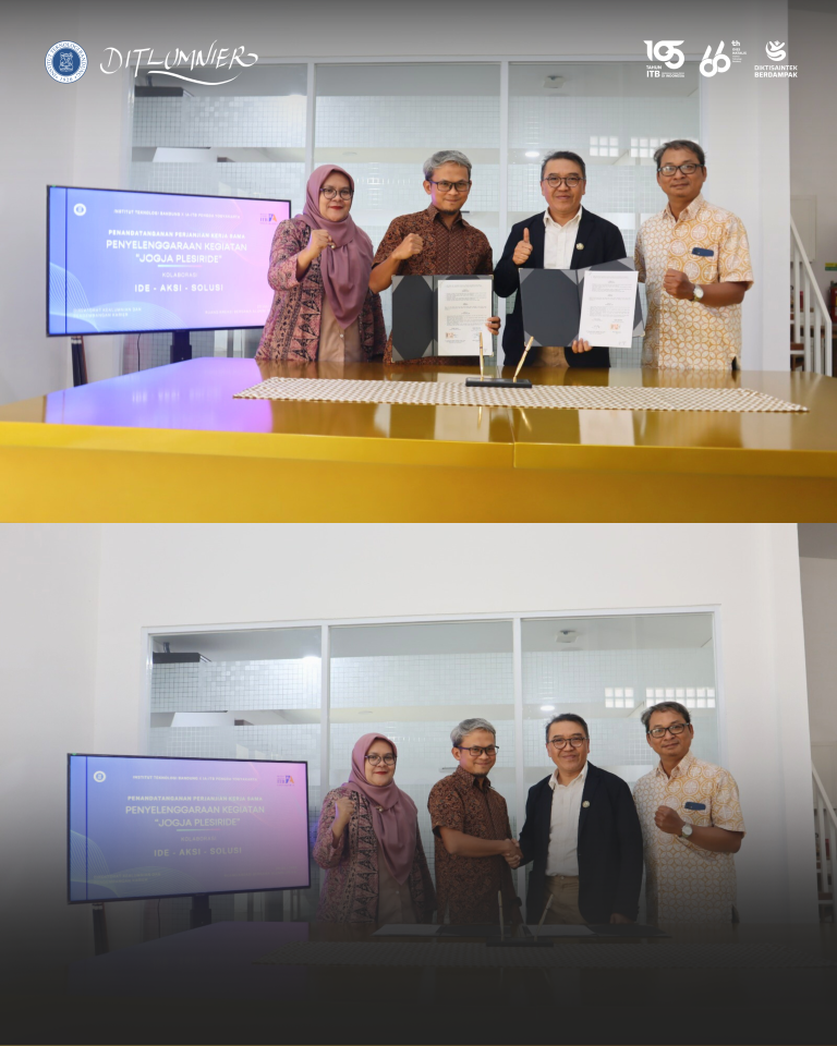 ITB dan IA-ITB Pengda Yogyakarta Teken Kerja Sama Penyelenggaraan “Jogja Plesiride 2025”