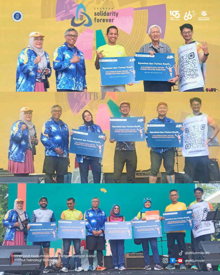 Semangat DITLUMNIER Warnai ITB Ultra Marathon 2025