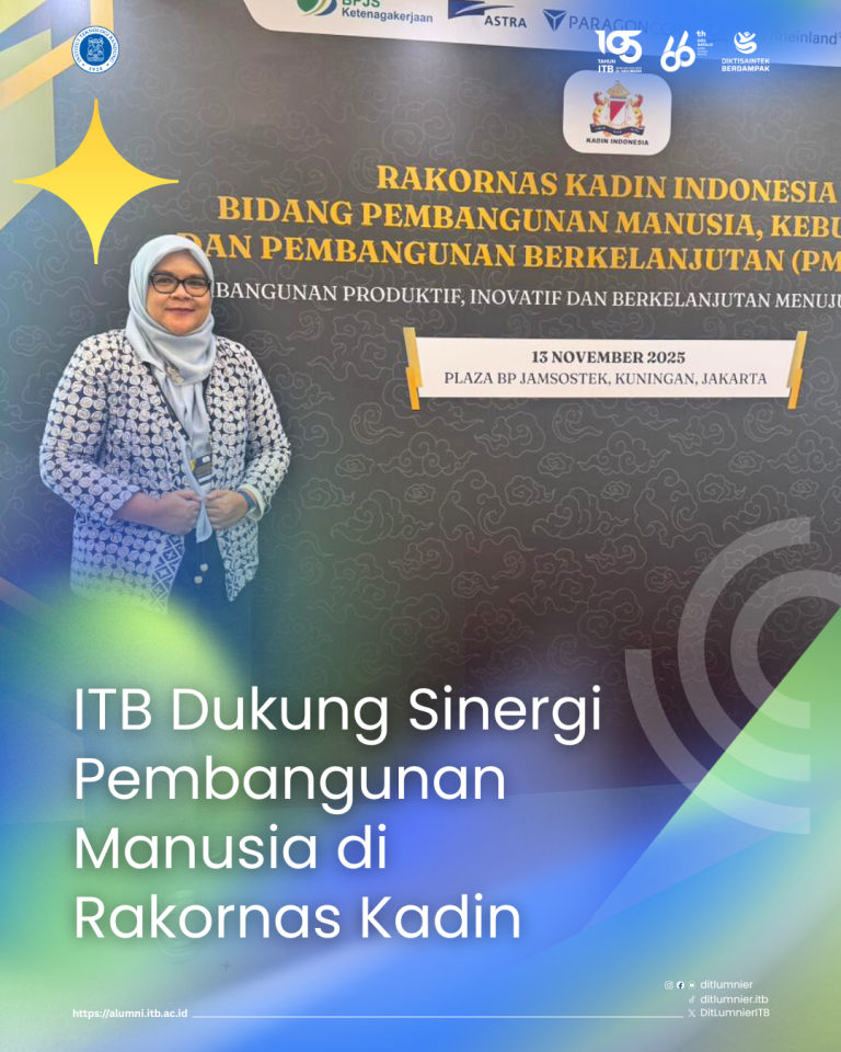 ITB Dukung Sinergi Pembangunan Manusia di Rakornas Kadin