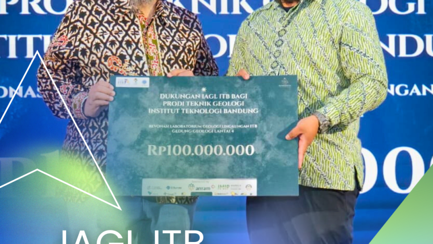 IAGL ITB Dukung Renovasi Laboratorium Geologi ITB Senilai Rp100 Juta
