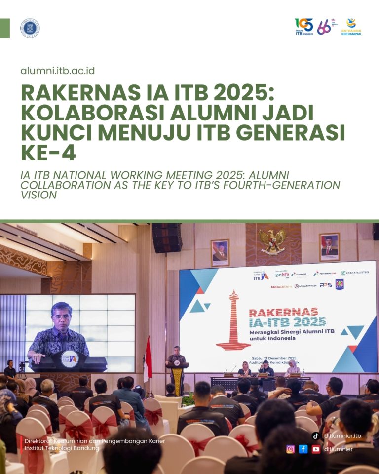 Rakernas IA ITB 2025: Kolaborasi Alumni Jadi Kunci Menuju ITB Generasi Ke-4