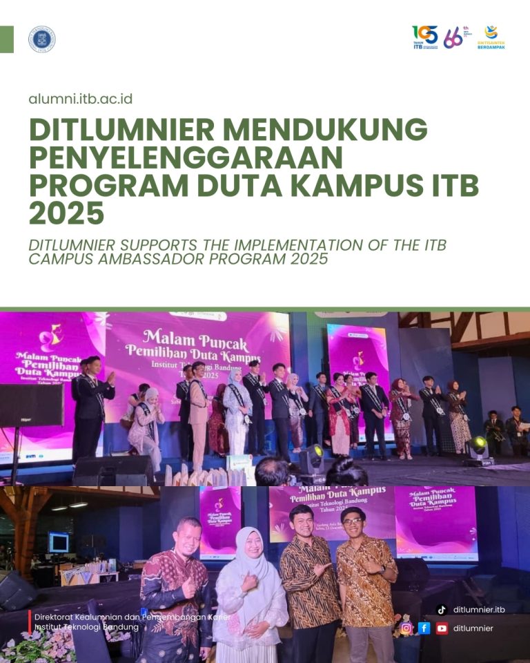 DITLUMNIER Mendukung Penyelenggaraan Program Duta Kampus ITB 2025