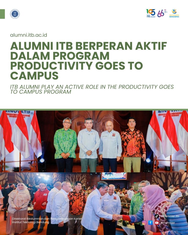 Alumni ITB Berperan Aktif dalam Program Productivity Goes to Campus