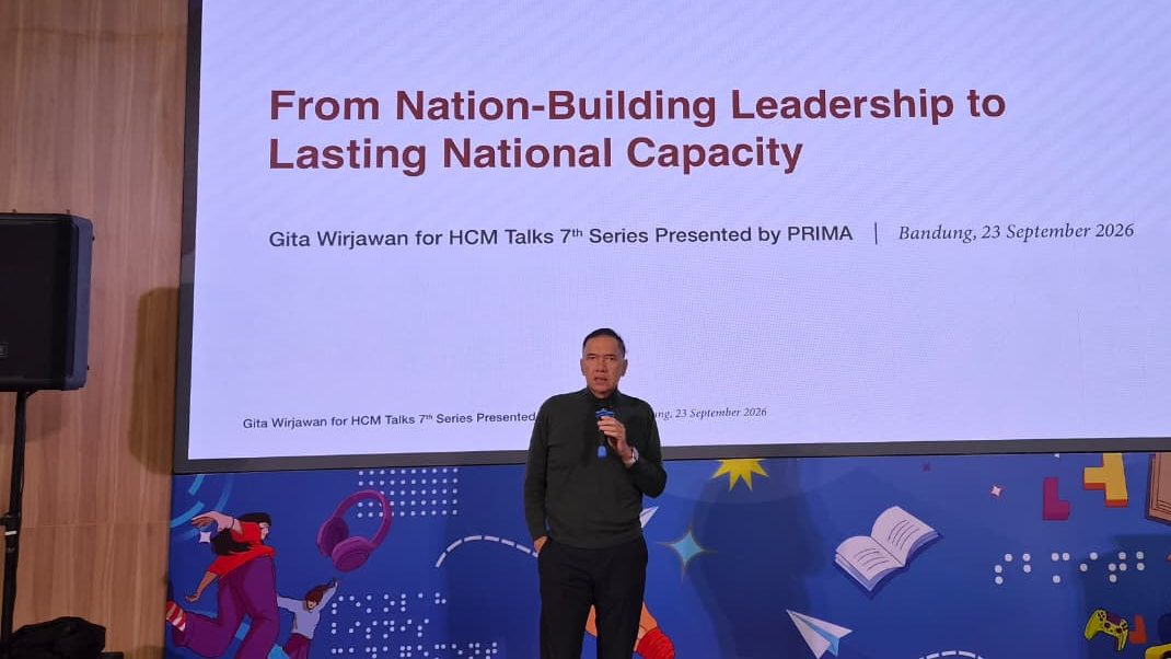 Gita Wirjawan Jadi Pembicara Kunci HCM Talks 2026, Kolaborasi SBM ITB dan IA ITB
