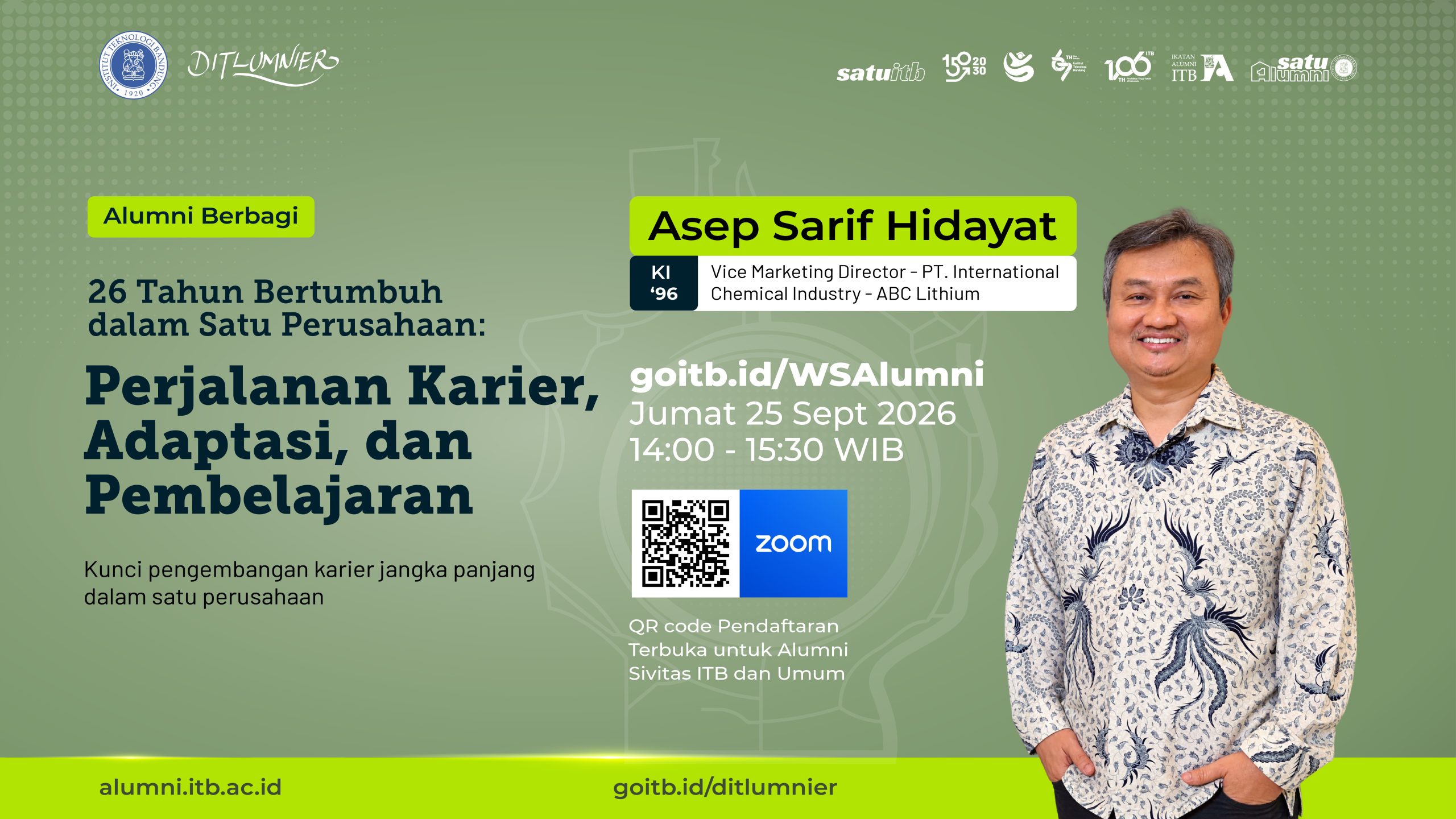 Alumni Berbagi Bahas Strategi Bertumbuh dalam Satu Perusahaan