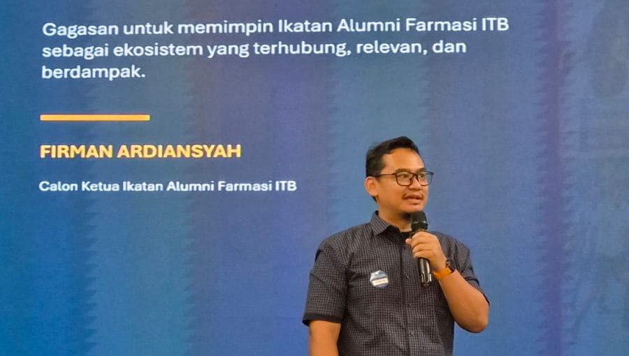 Firman Ardiansyah Terpilih sebagai Ketua IA Farmasi ITB Periode 2026–2029